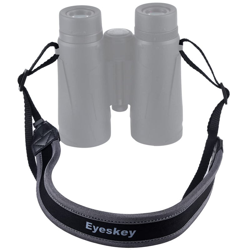 Eyeskey TROSCAS Super Comfort Neoprene Optic Straps | Loop Connectors | Field Repair Buckle | Lightweight | Adjustable Length Neck Straps for Binoculars Cameras (Type 4) - Image 1